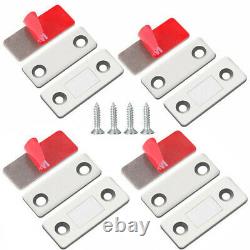 100Set Drawer Magnetic Door Catch Ultra Thin Cabinet Furniture Latch For Sliding