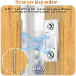 100Set Drawer Magnetic Door Catch Ultra Thin Cabinet Furniture Latch For Sliding