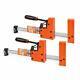 12 Inch Parallel Jaw Bar Clamp Set Woodworking Clamps Cabinet Master 2pack New