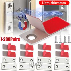 1-200Set Magnetic Drawer Door Closer Cabinet Cupboard Catch Latch Closure Lot