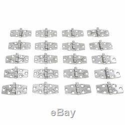 20 Boat RV Door Hinges Polished Stainless Steel 3 x 1.5 Mirror Finish New Set