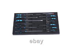 234pcs Rolling Tool Chest Cabinet with Tools & 4 Drawers Tool Storage Cabinet
