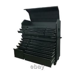 23-Drawer Deep Combination Tool Chest Rolling Cabinet Set 3000lb 18 Gauge Steel