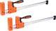 24-inch Bar Clamps 90°cabinet Master Parallel Jaw Bar Clamp Set 2-pack