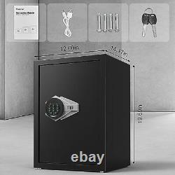 2.05 Cub Safe Box Safes For Home With Digital Keypad Steel Inner Cabinet Money S