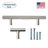 2 36 Solid Stainless Steel Kitchen Cabinet Handles T Bar Pulls Pack Set