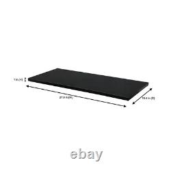 2-Pack Steel Shelf Set Black (28 W X 15 D) for 28 2-Door Garage Base Cabinet