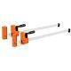 2-pack 30 Bar Clamp Set, 90° Parallel Clamp Cabinet Master, Steel Jaw Bar