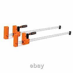 2-pack 30 Bar Clamp Set, 90° Parallel Clamp Cabinet Master, Steel Jaw Bar 30