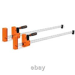 2-pack 30 Bar Clamp Set, 90° Parallel Clamp Cabinet Master, Steel Jaw Bar 30