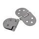 2pcs 304 Stainless Steel Hinge For Door Kitchen Cabinet With 6 Holes 80x40mm