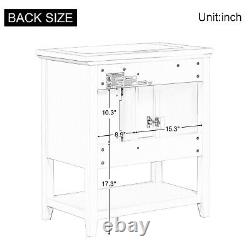 30 Bathroom Vanity Cabinet Set with Ceramic Sink and Multi-Functional Drawer