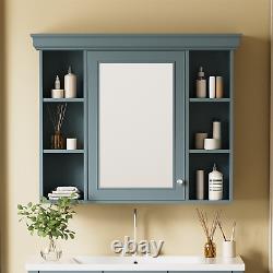 36 Bathroom Vanity Cabinet with Sink Combo Set and Mirror Cabinet