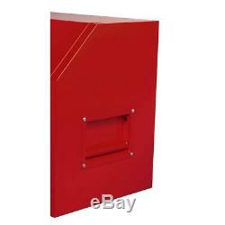 36 In. W 12-Drawer, Deep Combination Tool Chest And Cabinet Set In Gloss Red