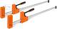 36-inch Bar Clamps, 90°cabinet Master Parallel Jaw Bar Clamp Set, 2-pack