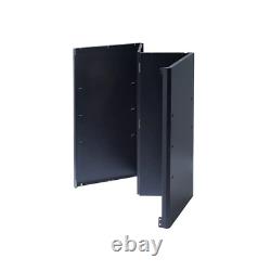 41.3 In. H X 72.2 In. W X 19 In. D Steel Garage Cabinet Set in Black (6-Piece)
