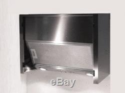 48 Range Hood Set of Two Wall Units TGR-04-24 Stainless Steel Kitchen Cabinet