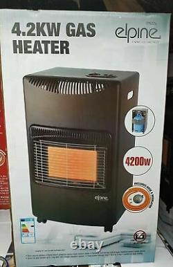 4.2kW 3 Heat Settings Calor Gas Heater Portable Butane Cabinet Heating Regulator