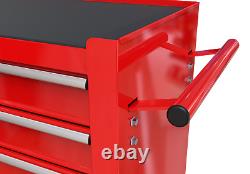 4-Drawer Tool Cart with 233 pieces Tool Set, Steel Cabinet w lockable wheels