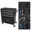 4 Drawer Tool Chest Storage Cabinet Tool Box Rolling Cart With Tools Sets