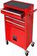 4 Drawers Red Tool Cabinet With Pulleys And A Set Of Tools