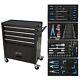 4 Drawers Tool Box Cart Tool Storage Cabinet Chest With Tool Sets & Wheels