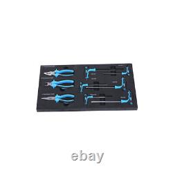 4 Drawers Tool Cabinet with Tool Sets-BLACK