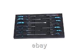 4 Drawers Tool Cabinet with Tool Sets-BLUE