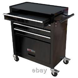 4 Drawers Tool Cabinet with Tool Sets Equipped with four wheels, multifunctional