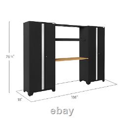4 piece NewAge Bold 3.0 Series Garage Storage Lockable Cabinet Workshop Set NEW