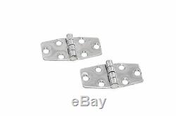 50 Boat RV Door Hinges Polished Stainless Steel 3 x 1.5 Mirror Finish New Set