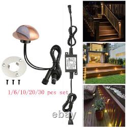 50mm LED Deck Stair Lights Low Voltage Step Pathway Garden Landscape Yard Lamp