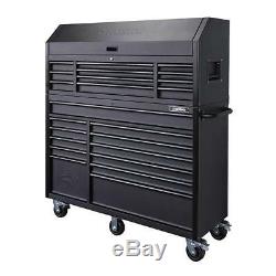 56 in. 23-Drawer Tool Chest and Rolling Cabinet Set 18 Ga. Steel 22 in