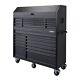 56 In. 23-drawer Tool Chest And Rolling Cabinet Set 18 Ga. Steel 22 In. D, Textu