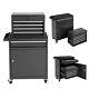 5-drawer Rolling Tool Chest Steel Combination Set Black