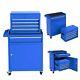5-drawer Rolling Tool Chest Steel Combination Set Blue