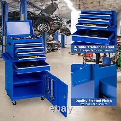 5-Drawer Rolling Tool Chest Steel Combination Set Blue