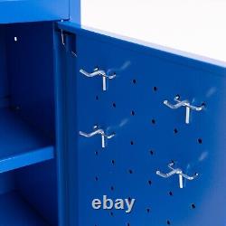 5-Drawer Rolling Tool Chest Steel Combination Set Blue