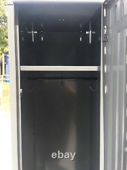 78 Tennsco 18 depth Steel Locker 3 Door Set 46 Gray Storage Cabinet lockers