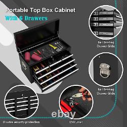 8 Drawer Rolling Tool Chest Set, 2 in 1 Detachable 8 Drawer Tool Chest with Whee