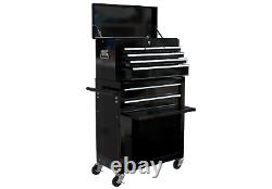 8-Drawer Rolling Tool Chest Steel Combination Set Tool Storage Cabinet with Wheels