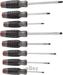 8 Piece Slotted, Phillips & Cabinet Screwdriver Set