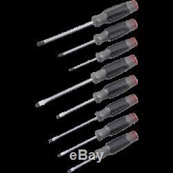 8 Piece Slotted, Phillips & Cabinet Screwdriver Set