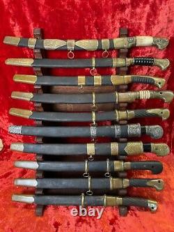 A set of cabinet Cossack sword made in miniature 13