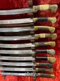 A set of cabinet Cossack sword made in miniature 13