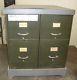 All Steel File Cabinet 2 Drawer Set Of 2 With Laminated Base & Top A6 18654lr