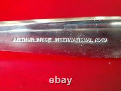 Arthur Price International 18/10 stainless steel 44 piece cutlery set in cabinet