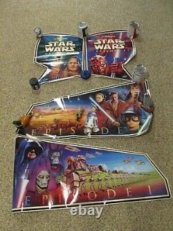 BRAND NEW Williams STAR WARS EPISODE 1 CABINET DECAL SET