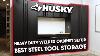 Best Steel Tool Storage For Workshop U0026 Garage Husky Heavy Duty Welded Cabinet Setup