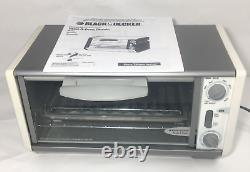 Black & Decker Toast-R-Oven Under Cabinet Bake Broil Thaw Toaster w Pans Manual